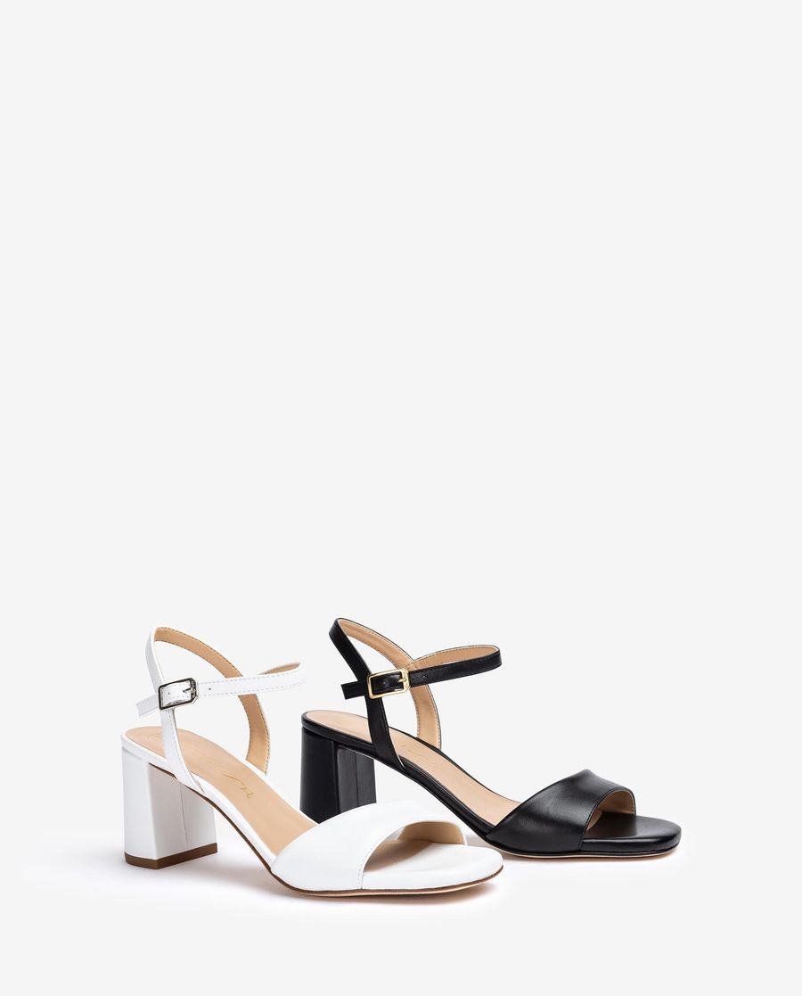 Sandales en cuir Unisa pour femme - Blanc