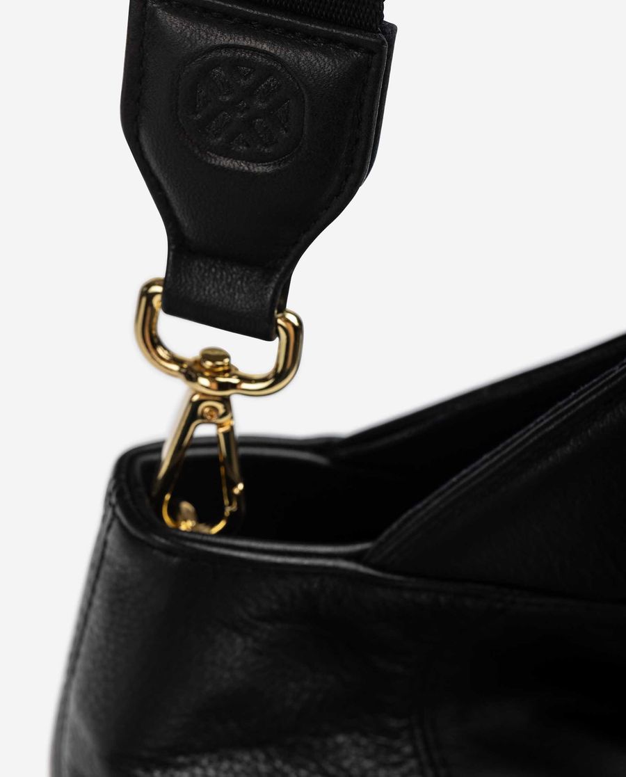 Sac de bureau personnalisable en cuir Unisa Femme - Noir