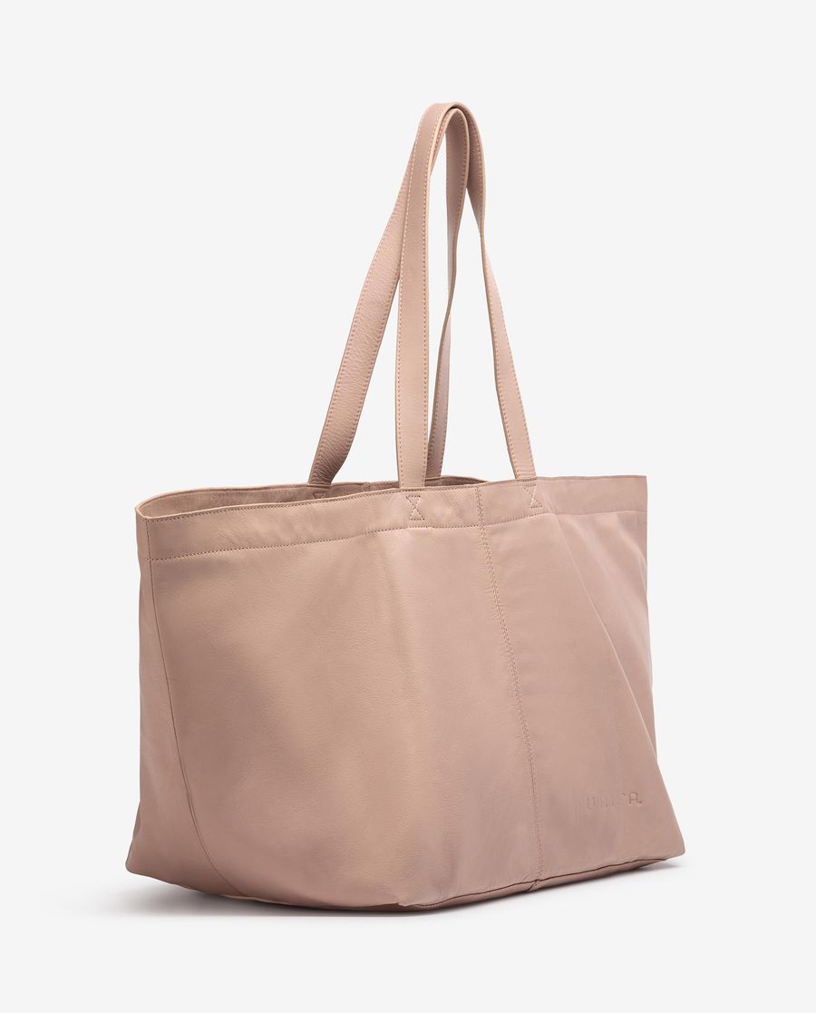 Sac maxi en cuir Unisa Femme - Rose