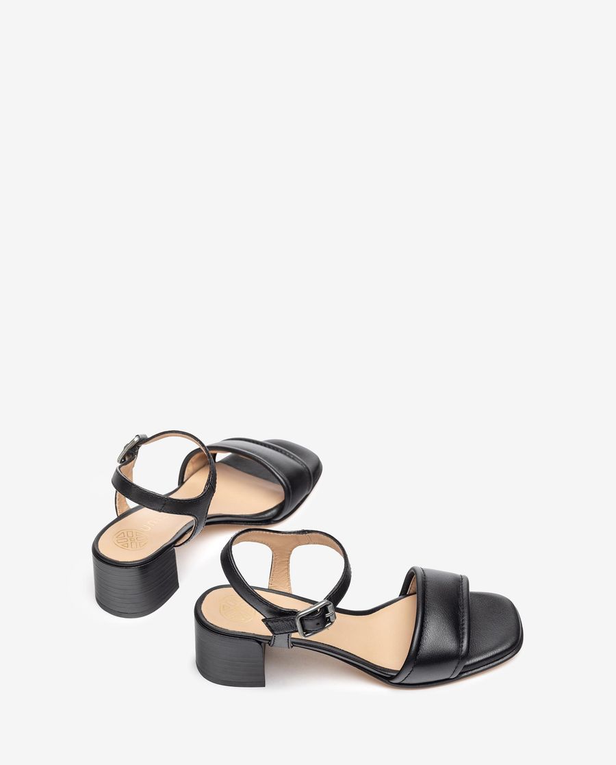 Sandales à tige rembourrée Unisa pour femme - Noir