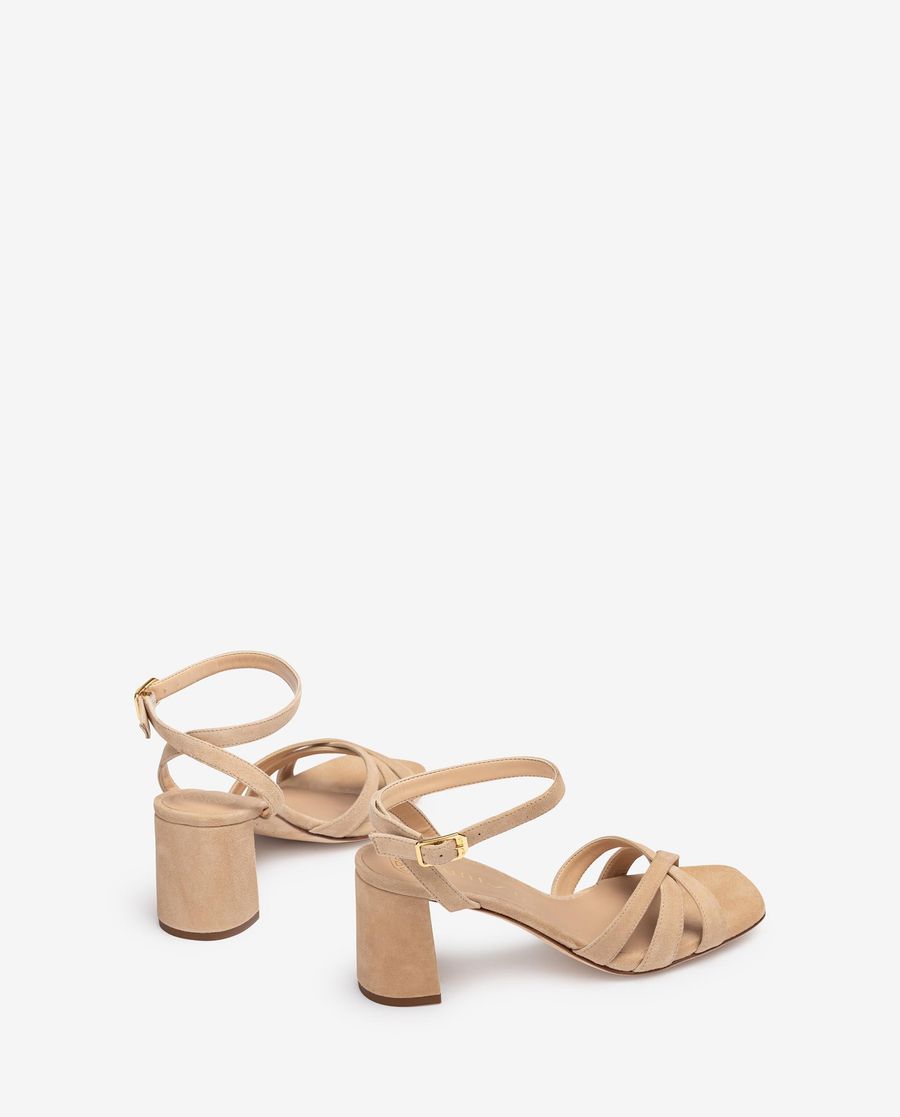 Sandales à brides croisées Unisa pour femme - Beige