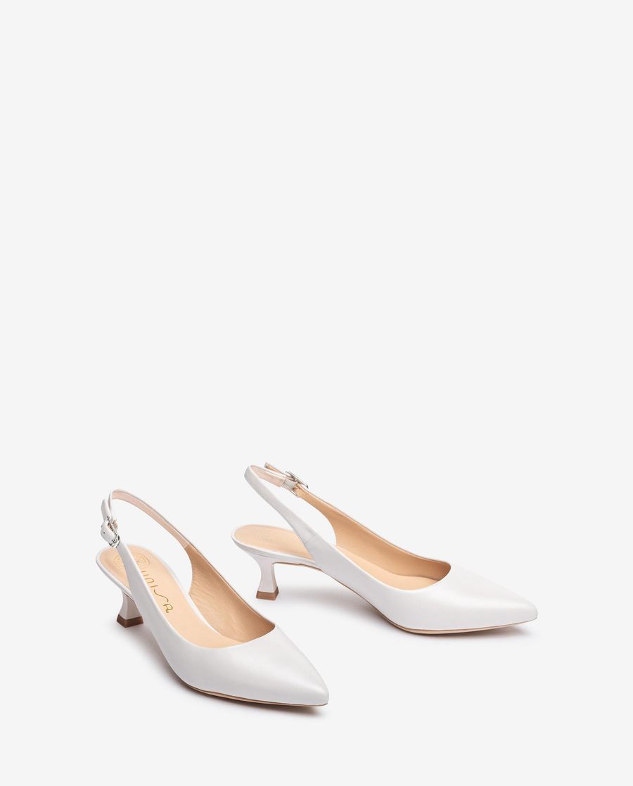 Sandales à bride arrière et talon peint Unisa pour femme - Gris