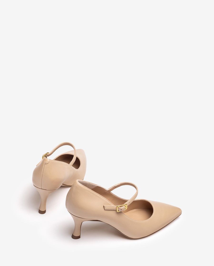 Escarpins Mary Jane à talon aiguille Unisa pour femme - Beige