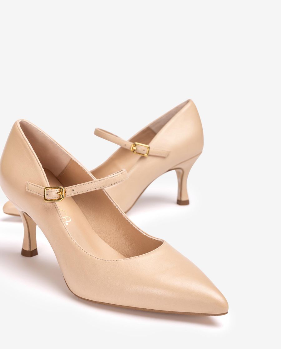 Escarpins Mary Jane à talon aiguille Unisa pour femme - Beige