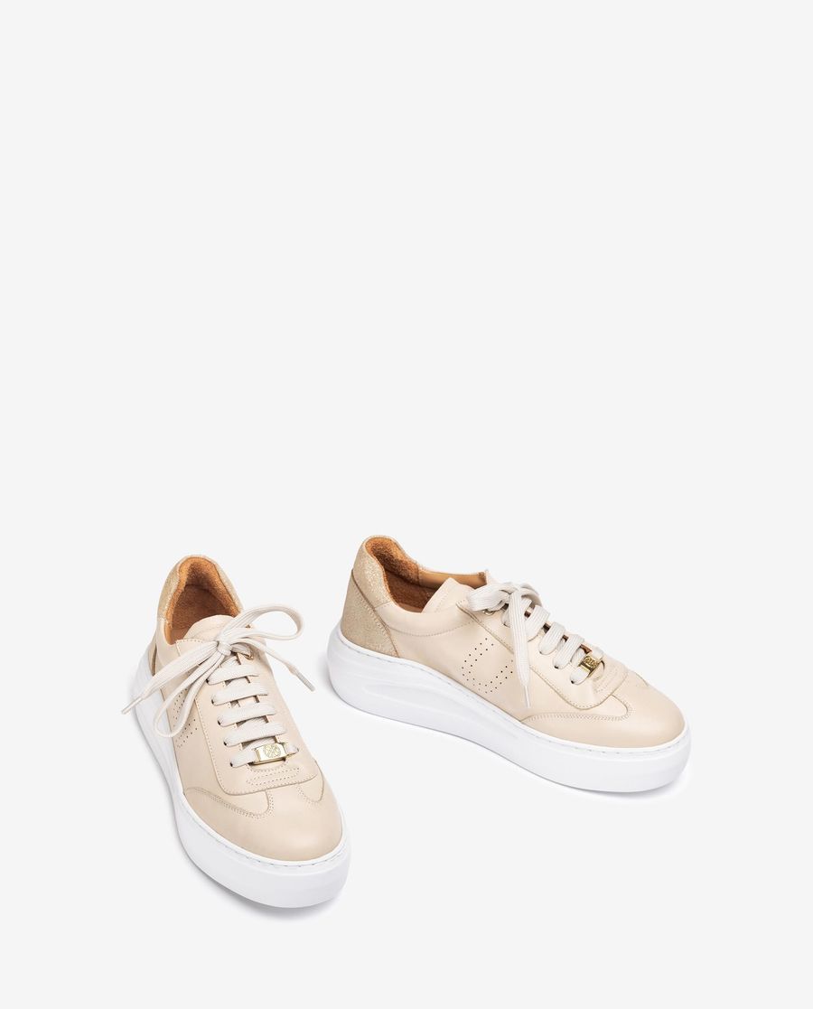 Chaussures de sport à semelles longues pour femme Unisa - Beige