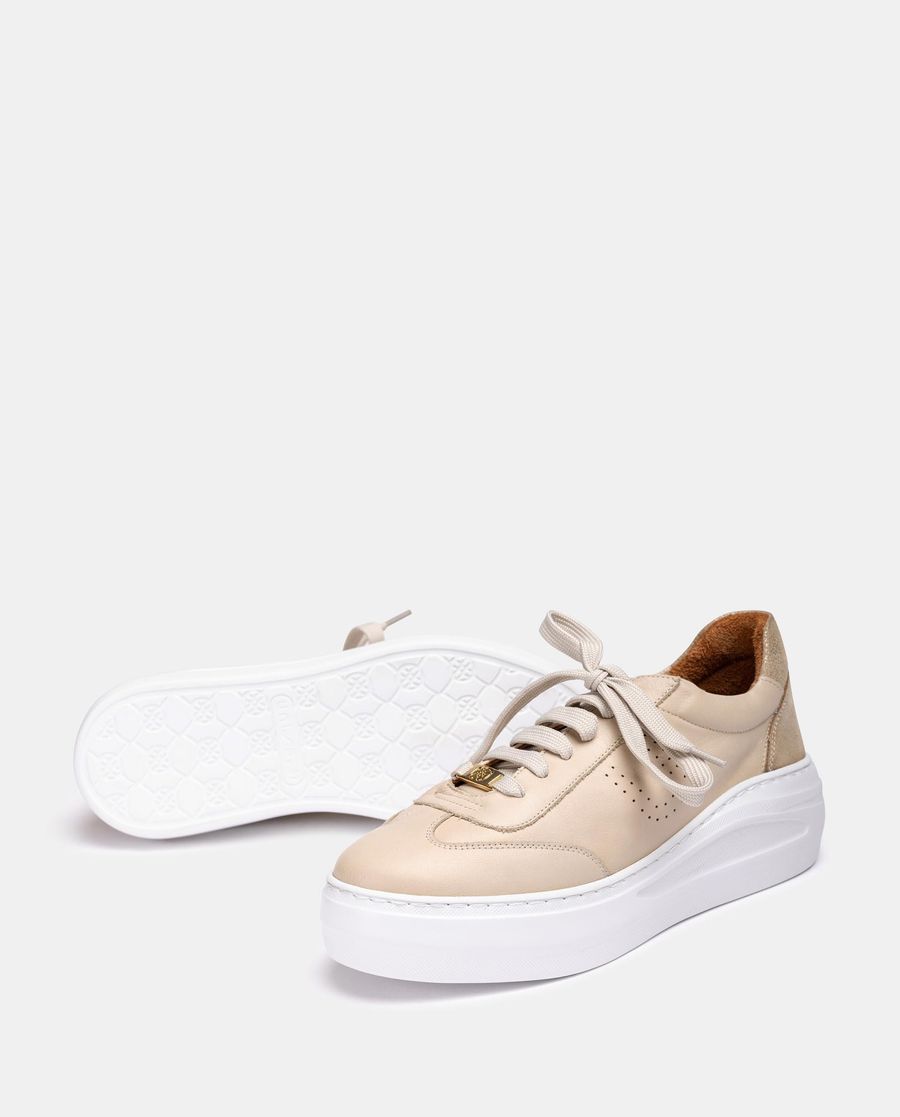 Chaussures de sport à semelles longues pour femme Unisa - Beige