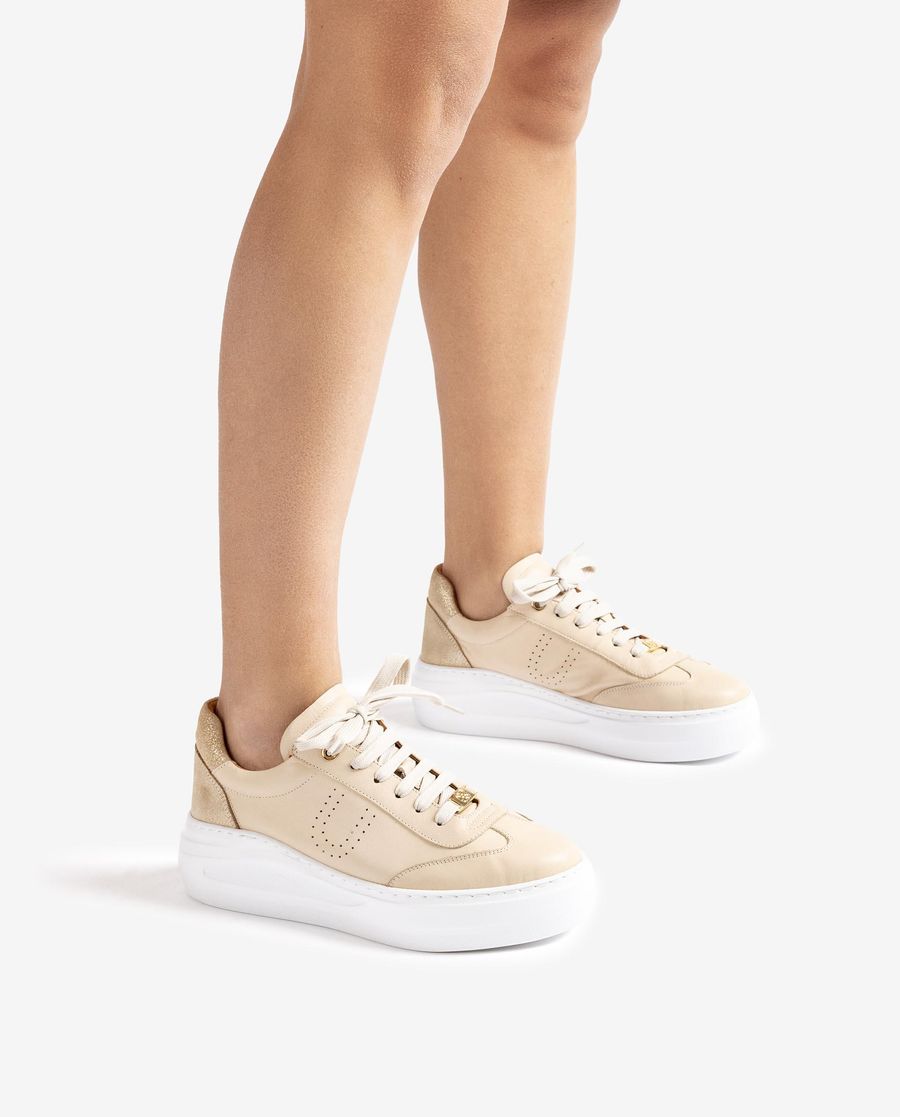 Chaussures de sport à semelles longues pour femme Unisa - Beige