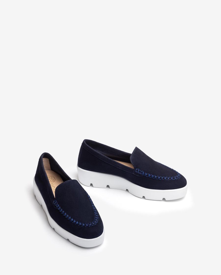 Mocassins Plateforme Unisa Femme - Bleu