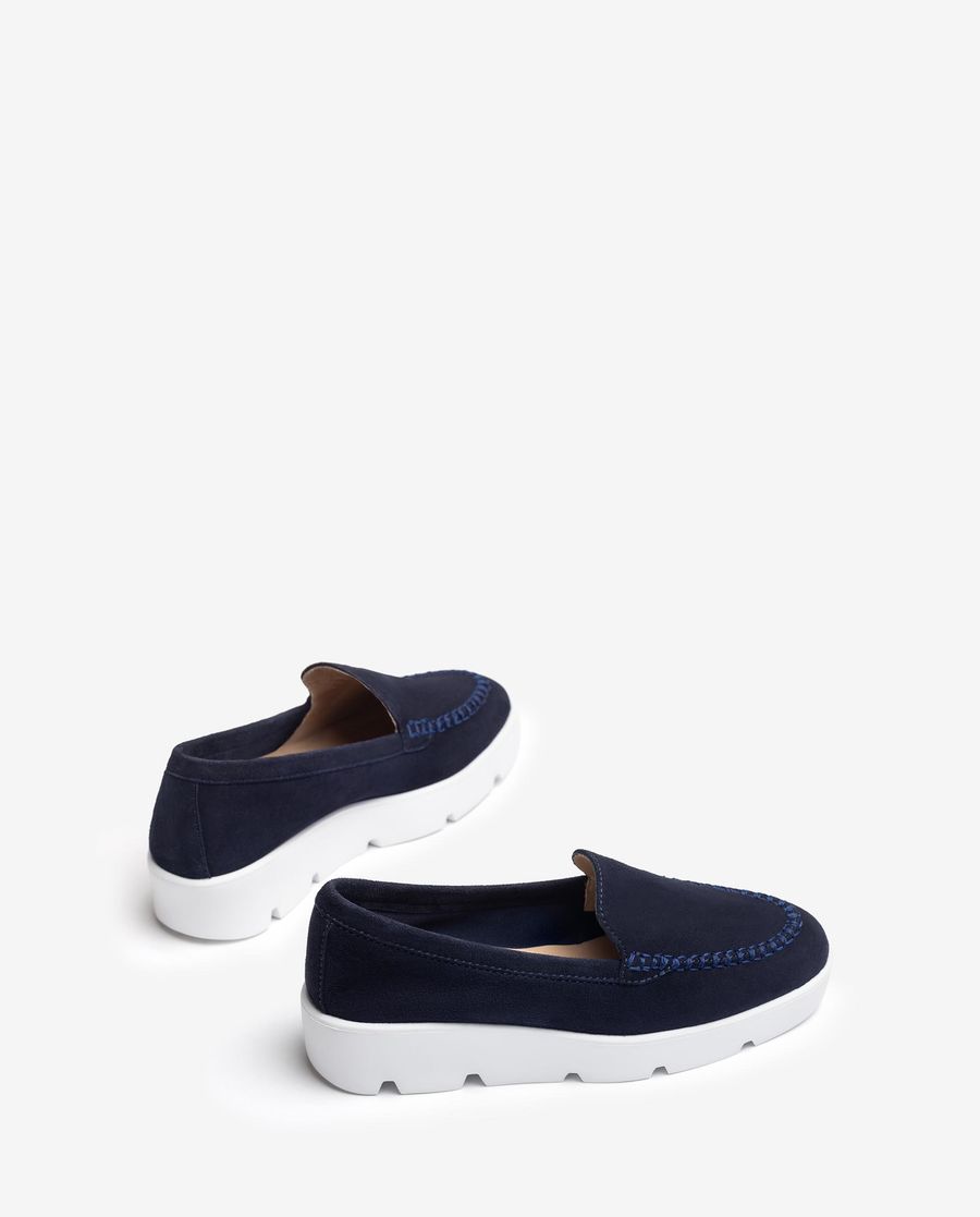 Mocassins Plateforme Unisa Femme - Bleu