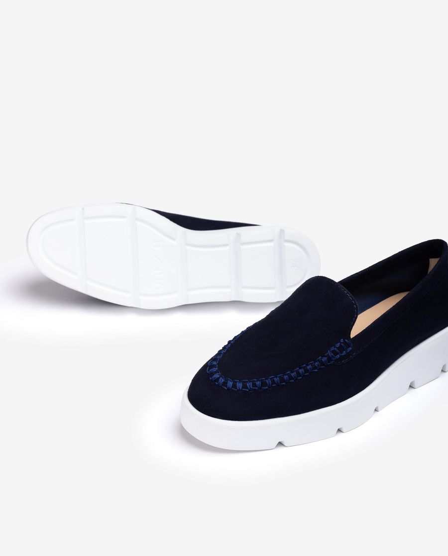 Mocassins Plateforme Unisa Femme - Bleu