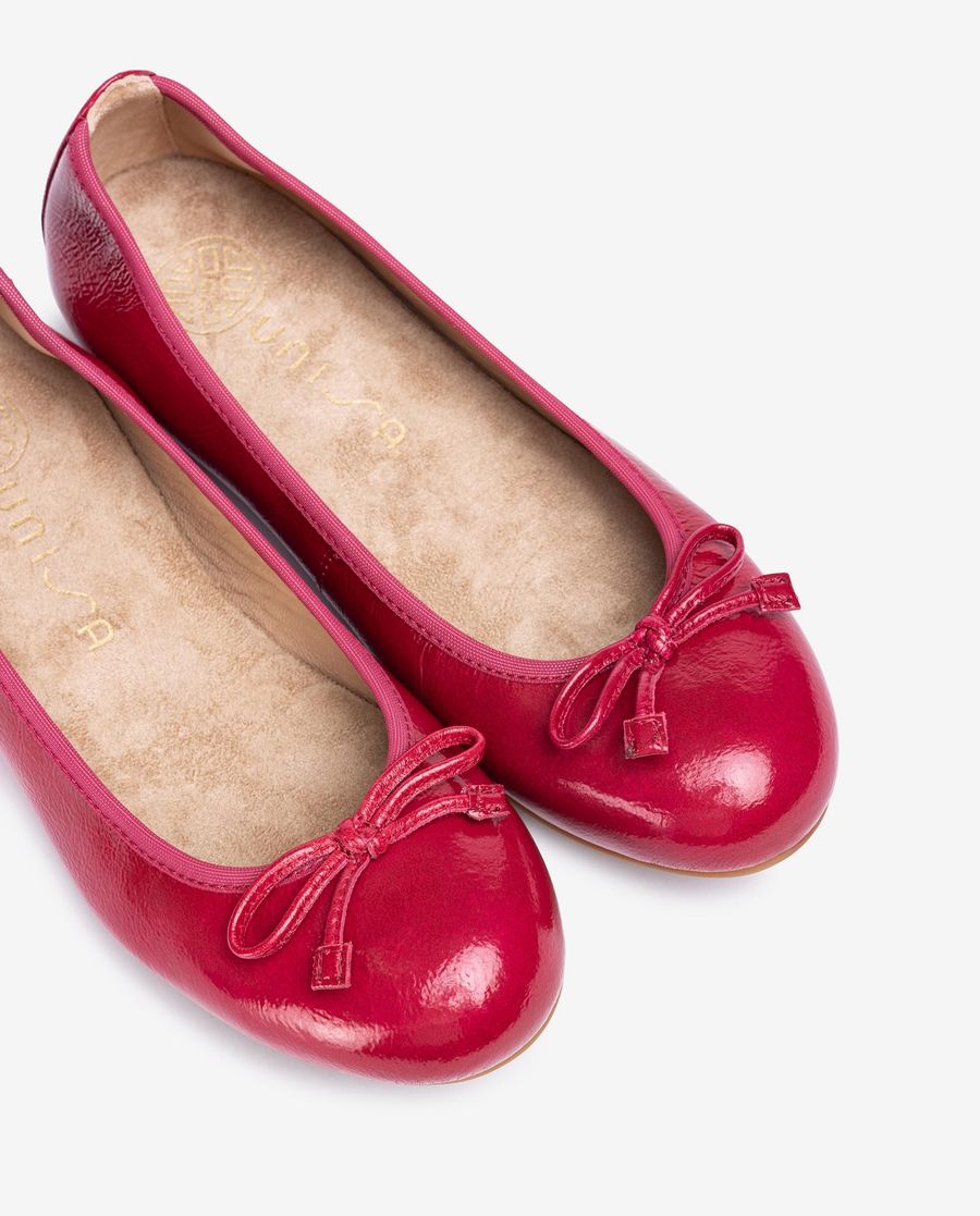 Ballerines à bout rond pour femme Unisa - Rouge