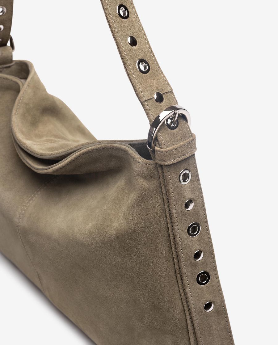 Sac cabas clouté moyen Unisa pour femme - Vert