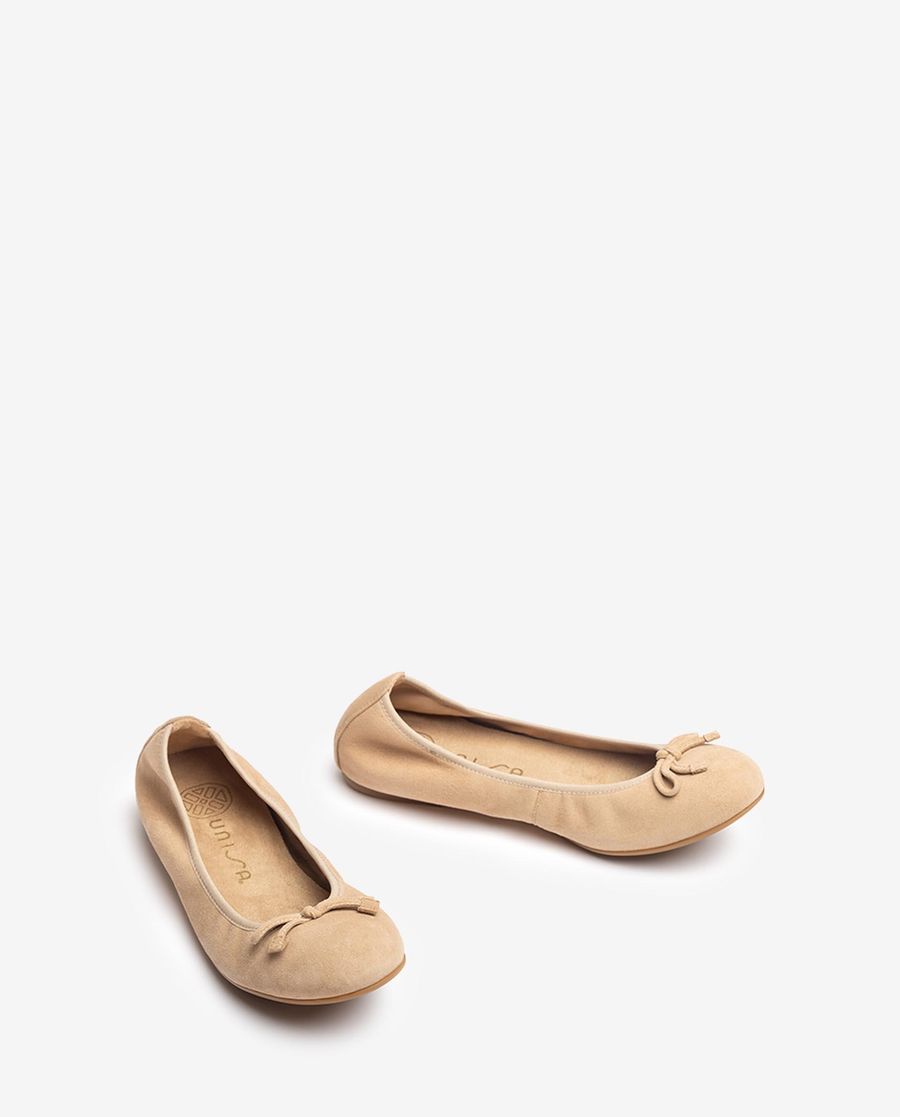 Unisa pour femme Ballerines à bout rond - Beige