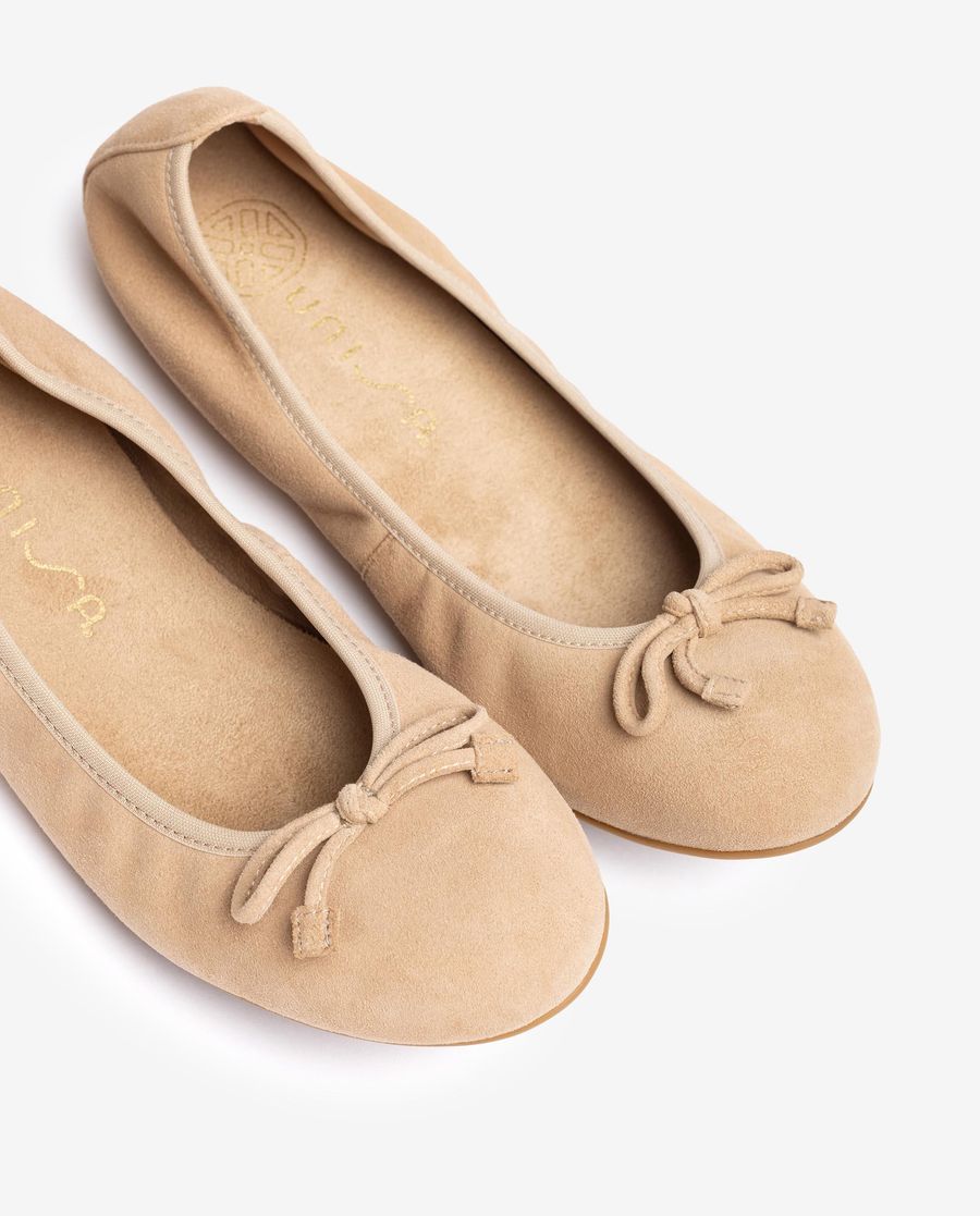 Unisa pour femme Ballerines à bout rond - Beige