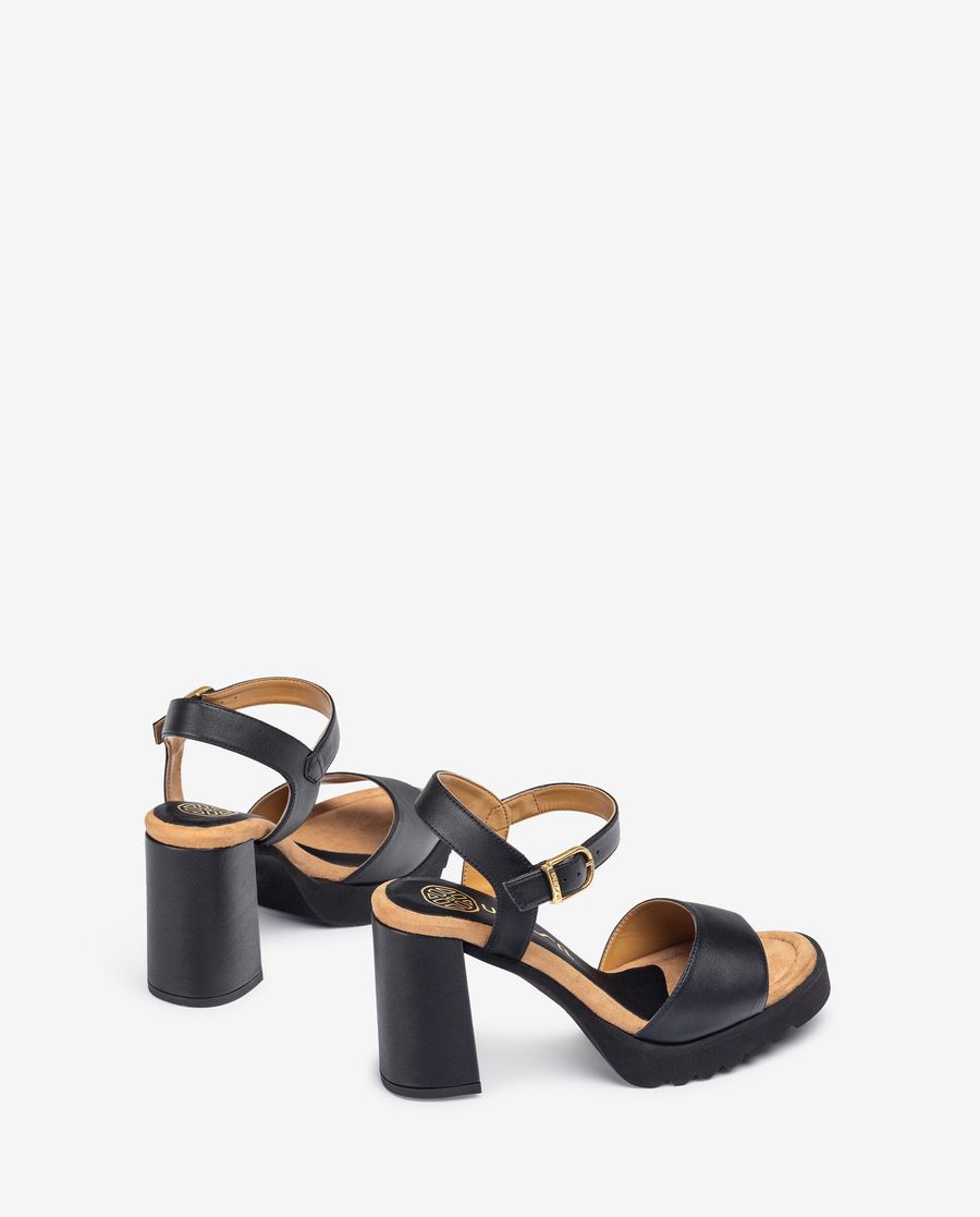 Sandales à talons hauts ultra-légères Unisa pour femme - Noires