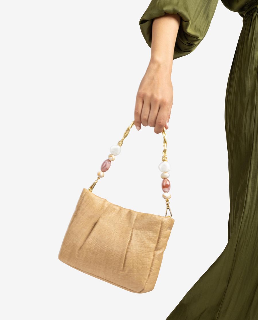 Sac à main Unisa avec poignées décoratives - Marron