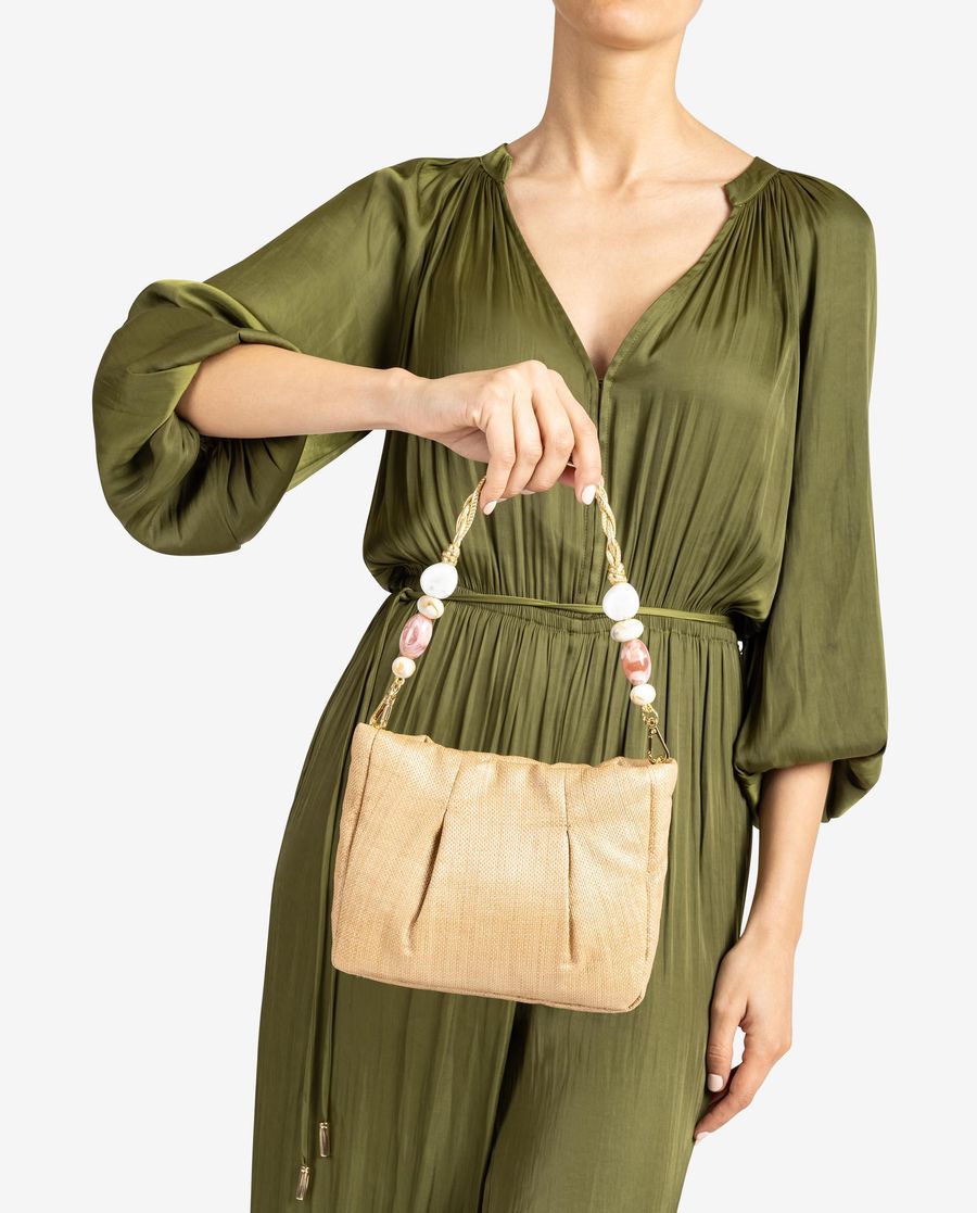 Sac à main Unisa avec poignées décoratives - Marron